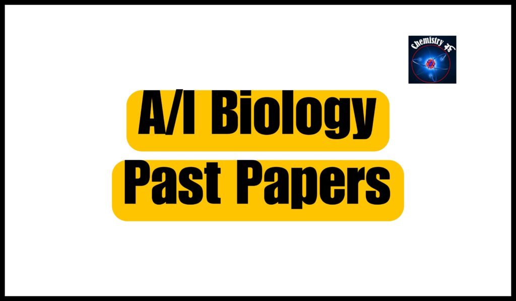 A/l biology past papers